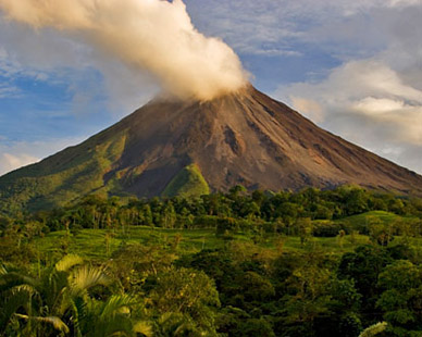 Arenal volcano in Costa Rica