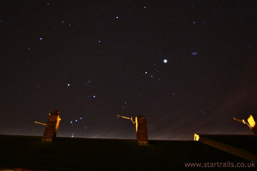 Night Sky and rooftops