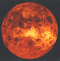 Radar image of Venus